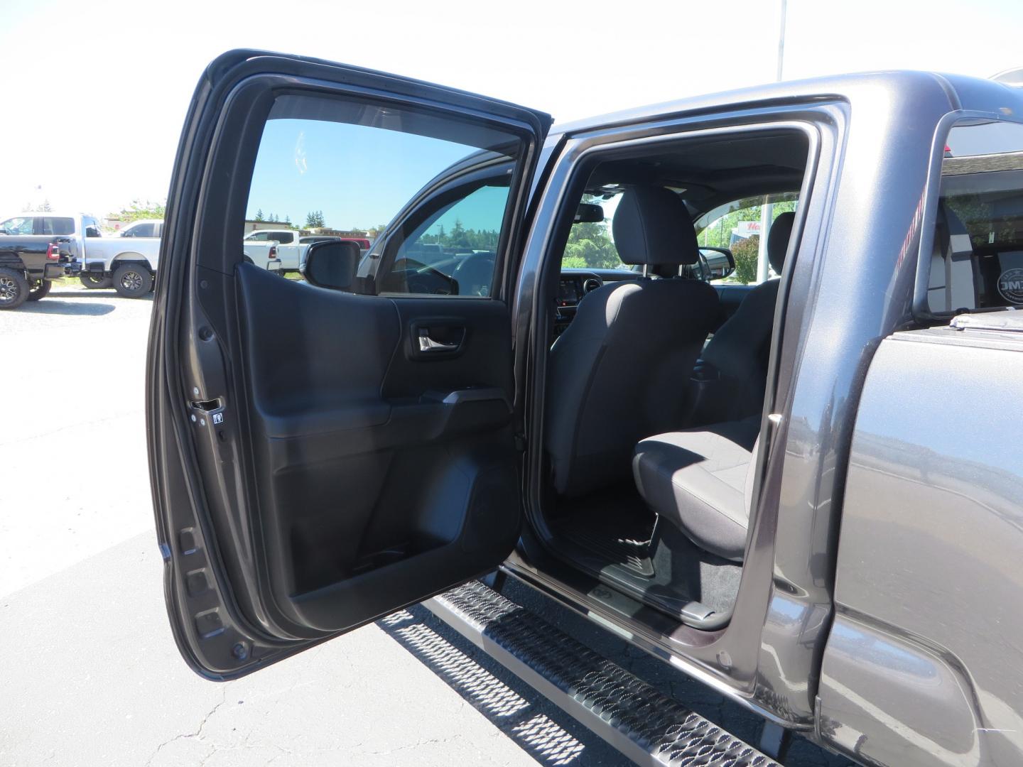 2017 CHARCOAL /GREY Toyota Tacoma TRD OFF-ROAD Double Cab Long Bed V6 6AT 4WD (3TMDZ5BN3HM) with an 3.5L V6 engine, automatic transmission, located at 2630 Grass Valley Highway, Auburn, CA, 95603, (530) 508-5100, 38.937893, -121.095482 - TRD Off-road Tacoma with a level kit, 17" Fuel Vector wheels, Falken Wildpeak AT tires, N-Fab running boards, Roll Up tonneau cover, BedRug, and window Deflectors. - Photo#34